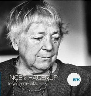 Omslag: "Inger Hagerup leser egne dikt" av Inger Hagerup