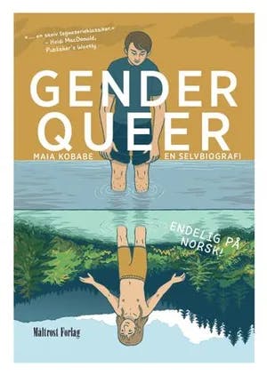Omslag: "Genderqueer : en selvbiografi" av Maia Kobabe