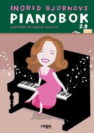 Omslag: "Ingrid Bjørnovs pianobok 2.0" av Ingrid Bjørnov