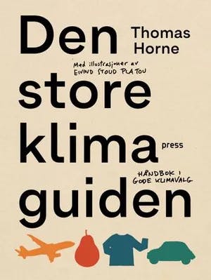 Omslag: "Den store klimaguiden" av Thomas Horne