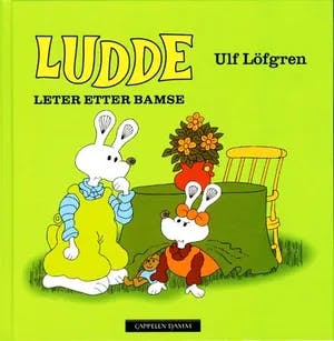 Omslag: "Ludde leter etter Bamse" av Ulf Löfgren