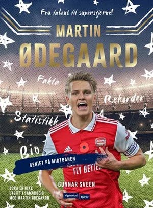 Omslag: "Martin Ødegaard" av Gunnar Sveen